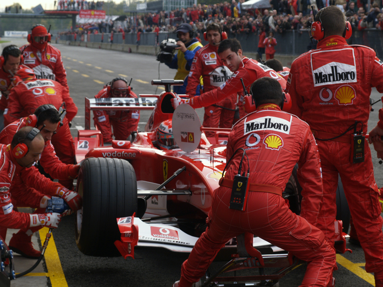 Ferrari F2004 - Finali mondiali Ferrari a Monza