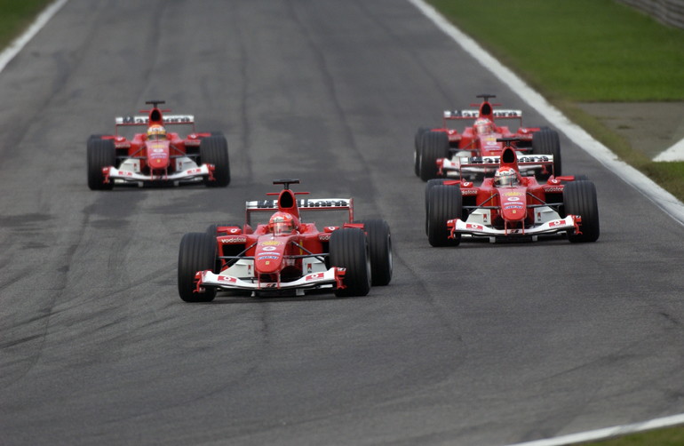 Ferrari F2004 - Finali mondiali Ferrari a Monza