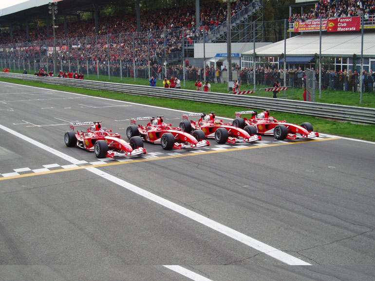 Ferrari F2004 - Finali mondiali Ferrari a Monza