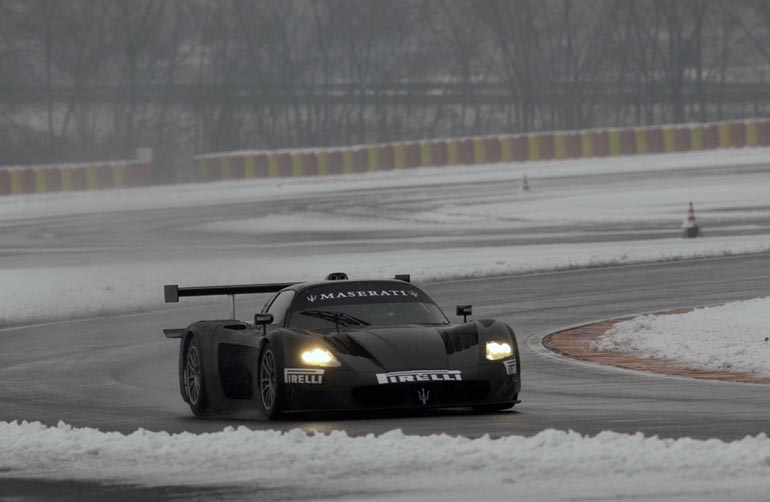 Maserati MC12 - Test a Fiorano sotto la neve - Foto di Mario Chiarappa