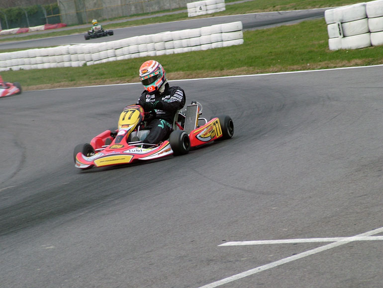 Un test di sviluppo a Parma per il nuovo kart di Maranello Racing Kart - Foto di Luca Giraldi