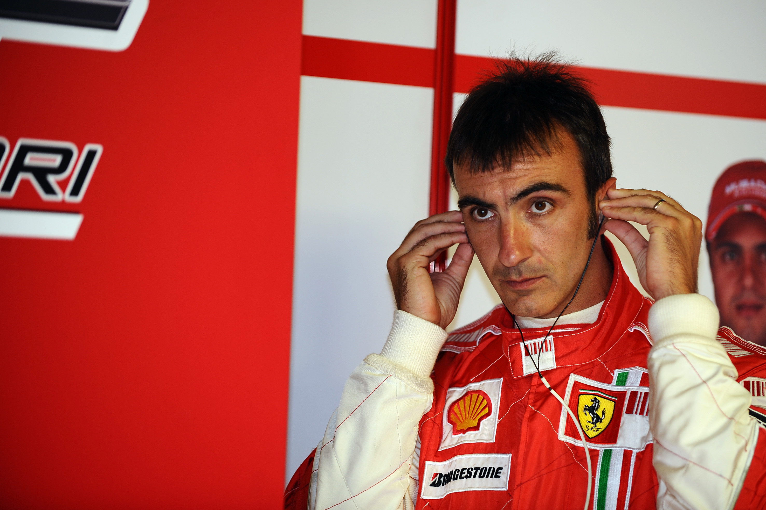 Andrea durante lo sviluppo della Ferrari F2008, foto di Mario Chiarappa