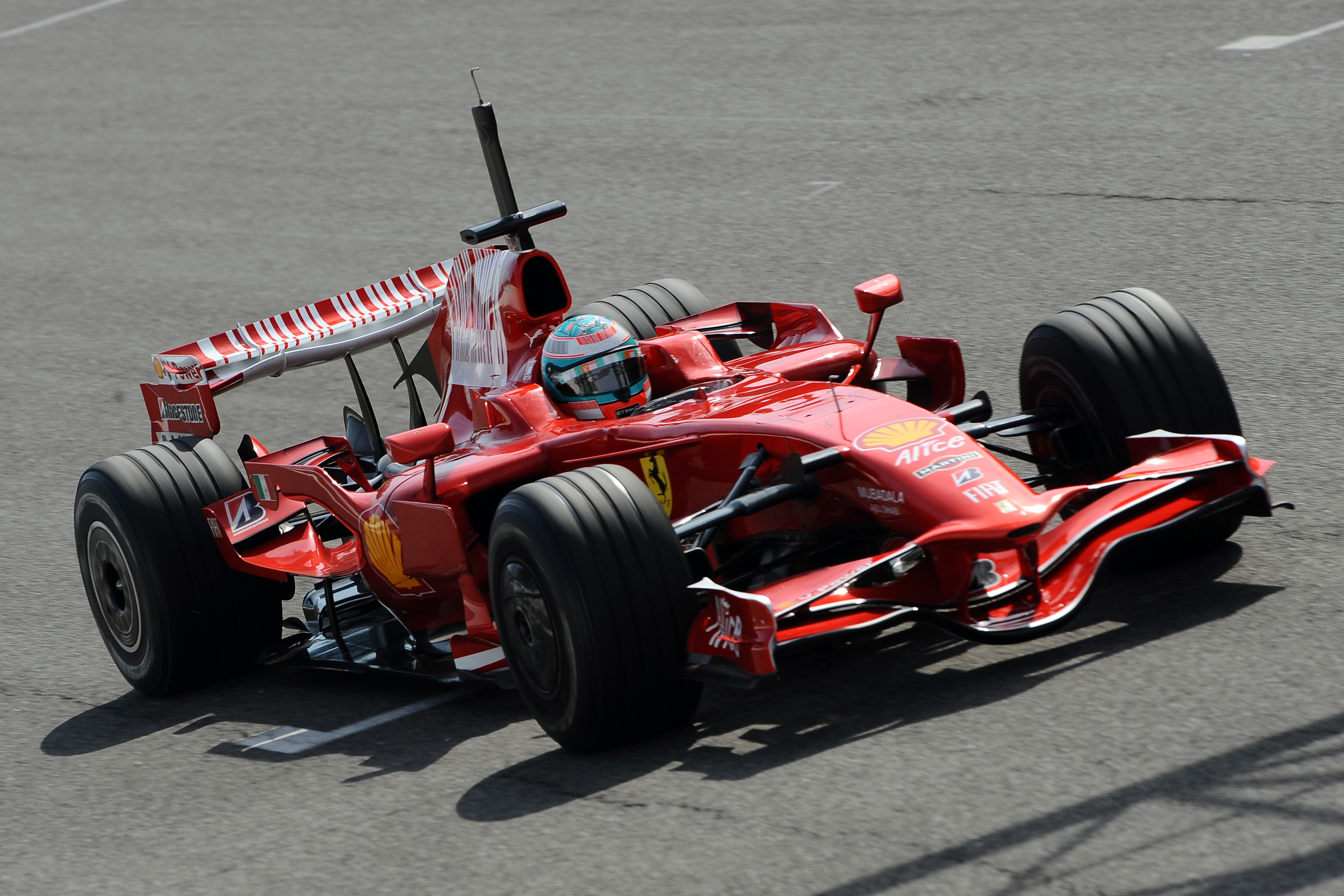 Andrea durante lo sviluppo della Ferrari F2008, foto di Mario Chiarappa