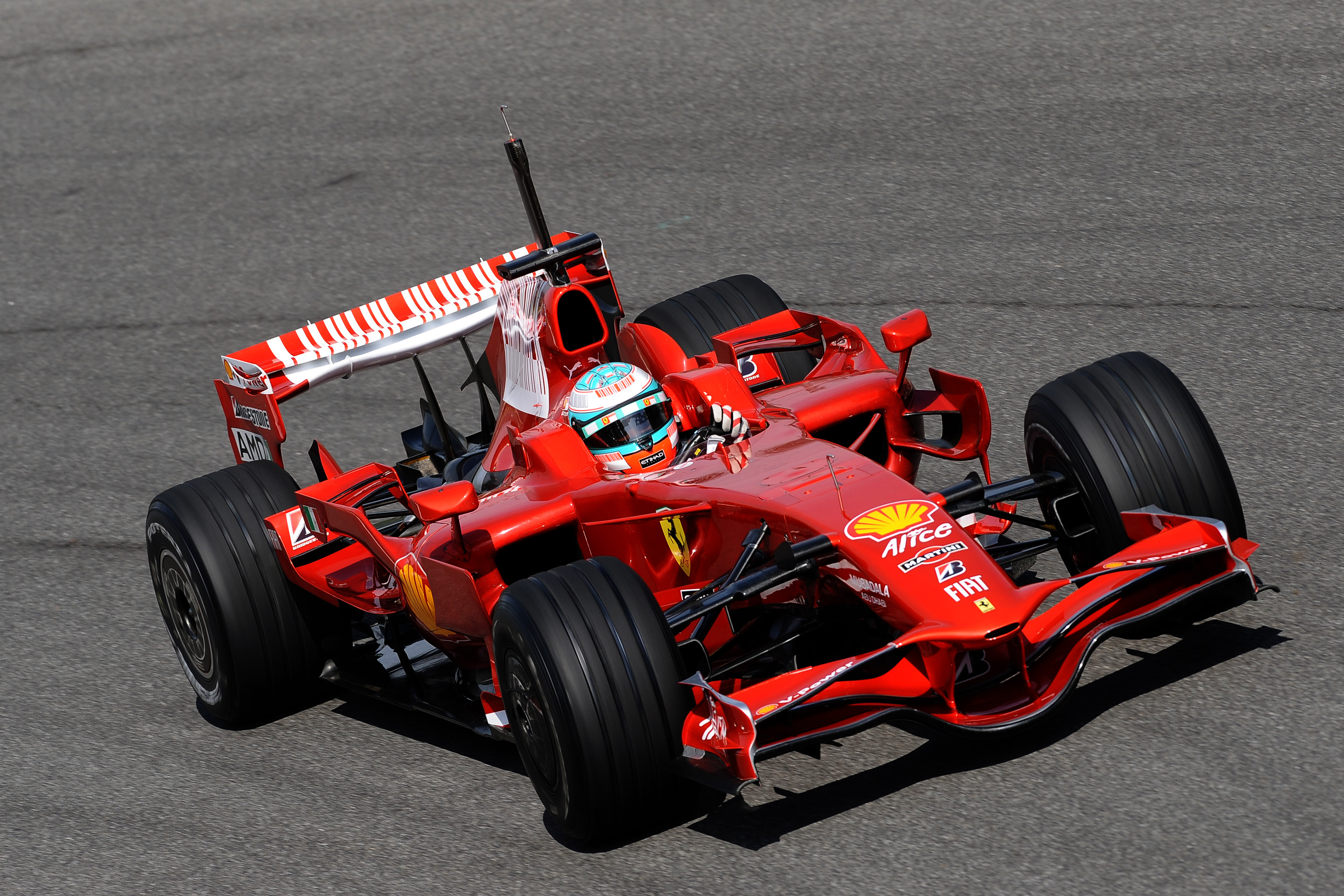 Andrea durante lo sviluppo della Ferrari F2008, foto di Mario Chiarappa