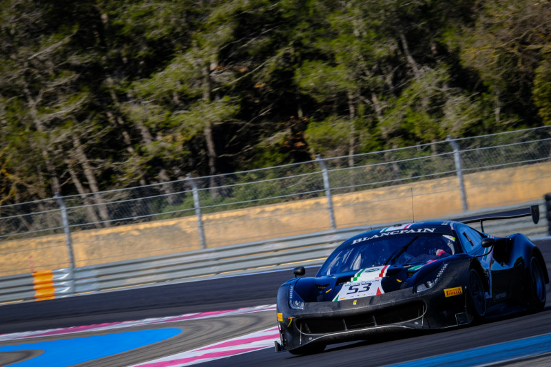 Ferrari 488 GT3, AF Corse | Blancpain GT Series Endurance Cup | Test prestagionali al Paul Ricard