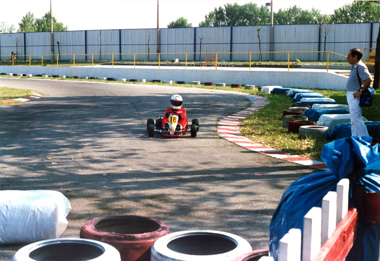 I primi giri sui kart