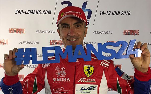 Andrea Bertolini alla 24 Ore di Le Mans